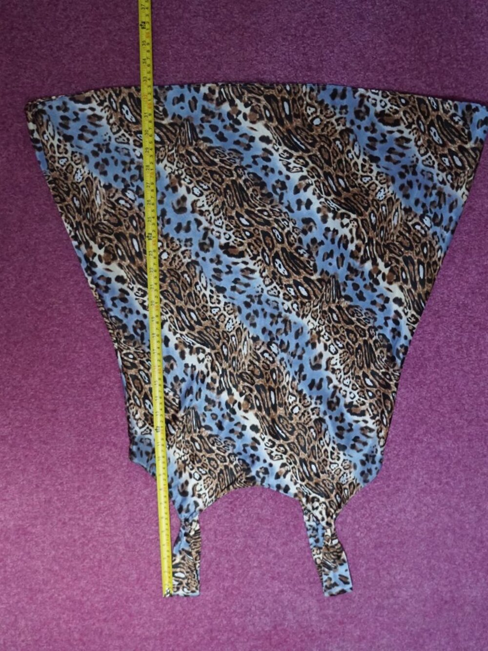 Vintage Amanda Stewart leopard print slip mini dress  Size M - Picture 3 of 5